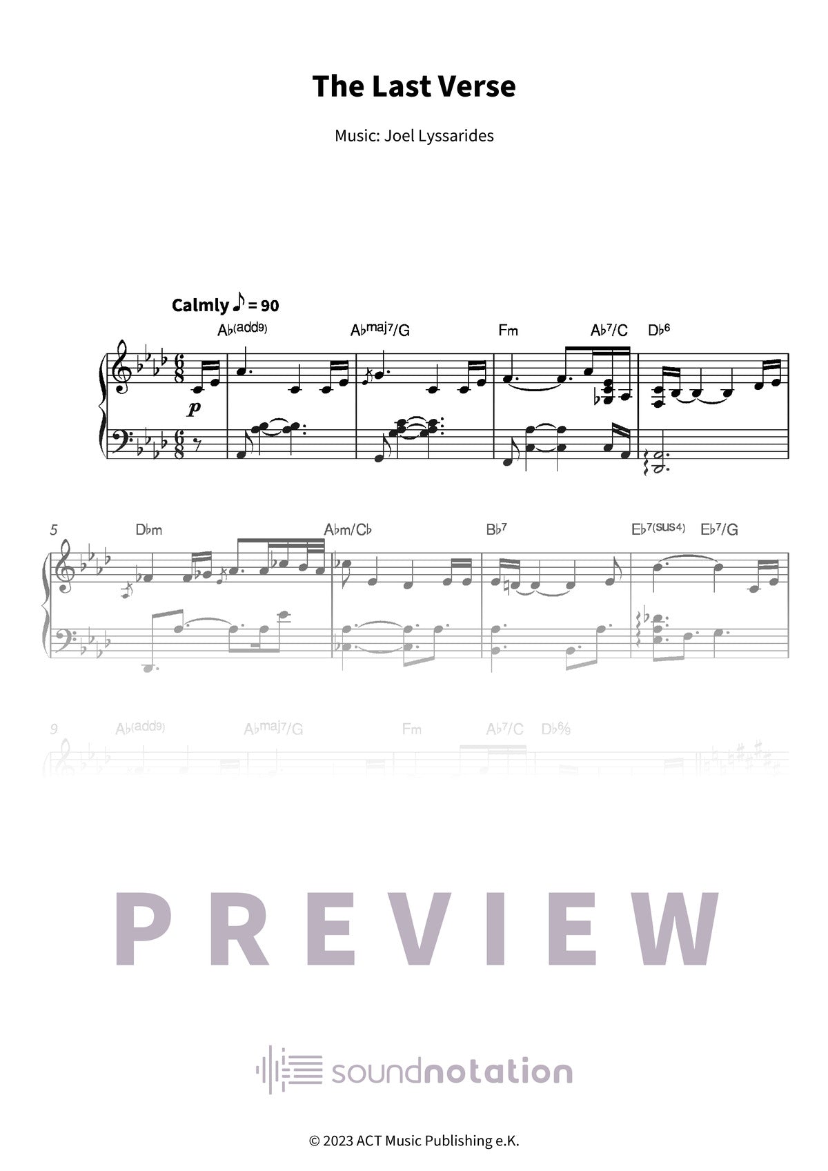 The Last Verse - Preview Page 1