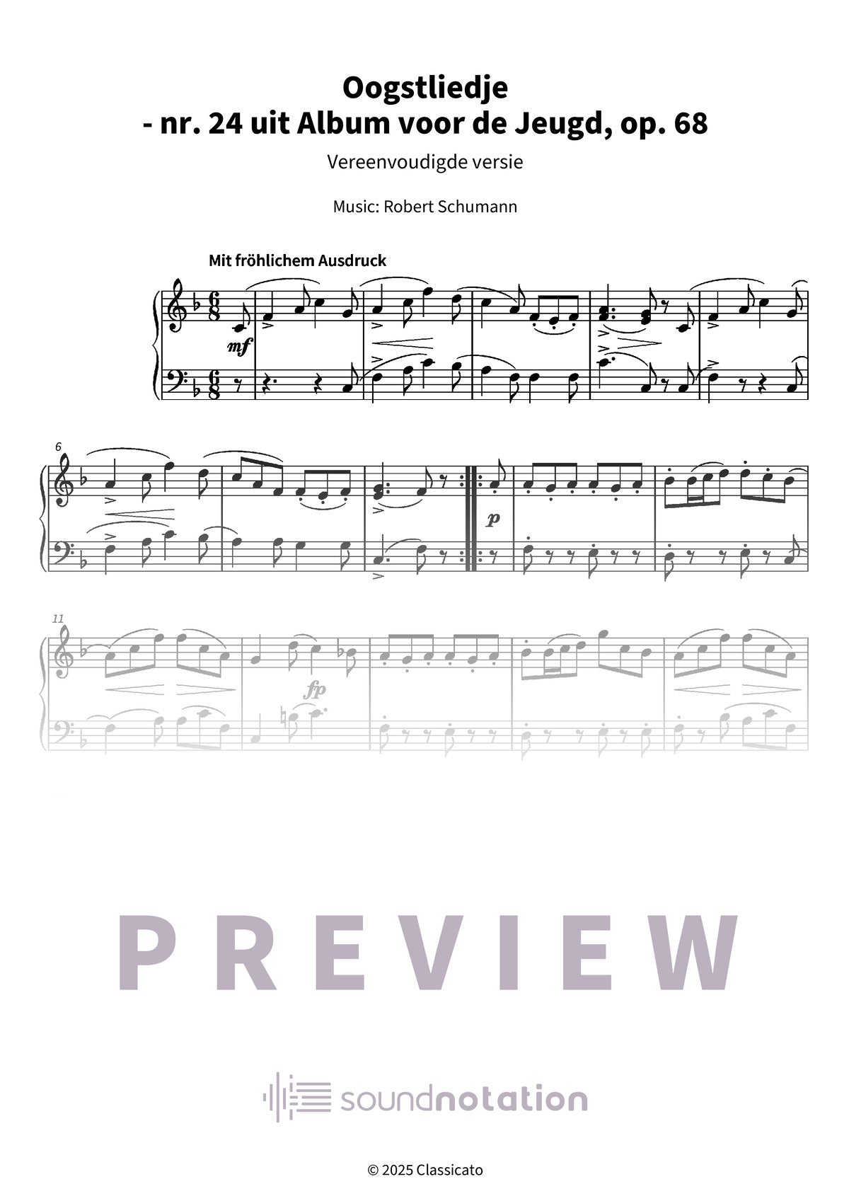 Oogstliedje - Preview Page 1