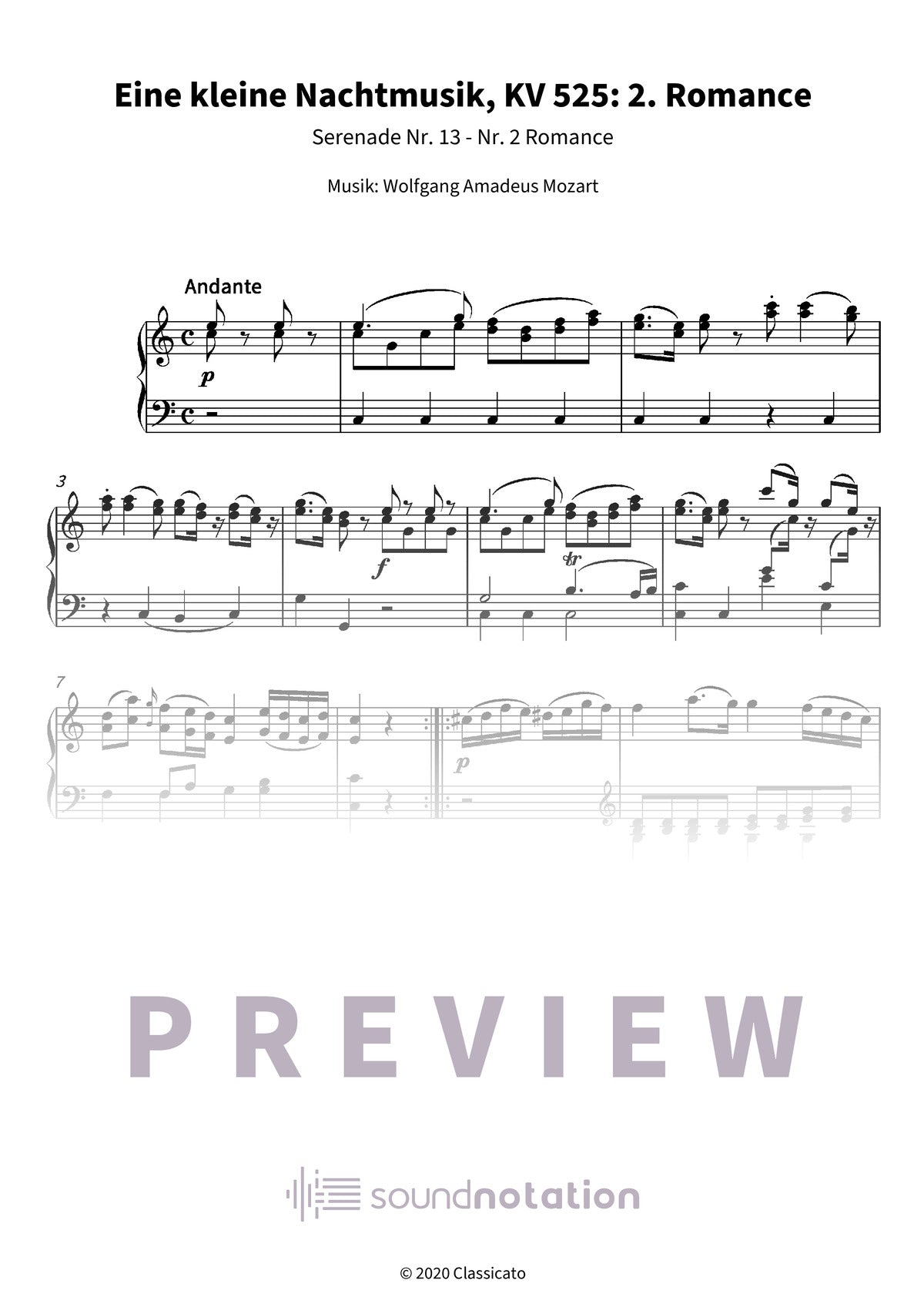 Eine kleine Nachtmusik - Preview Page 1