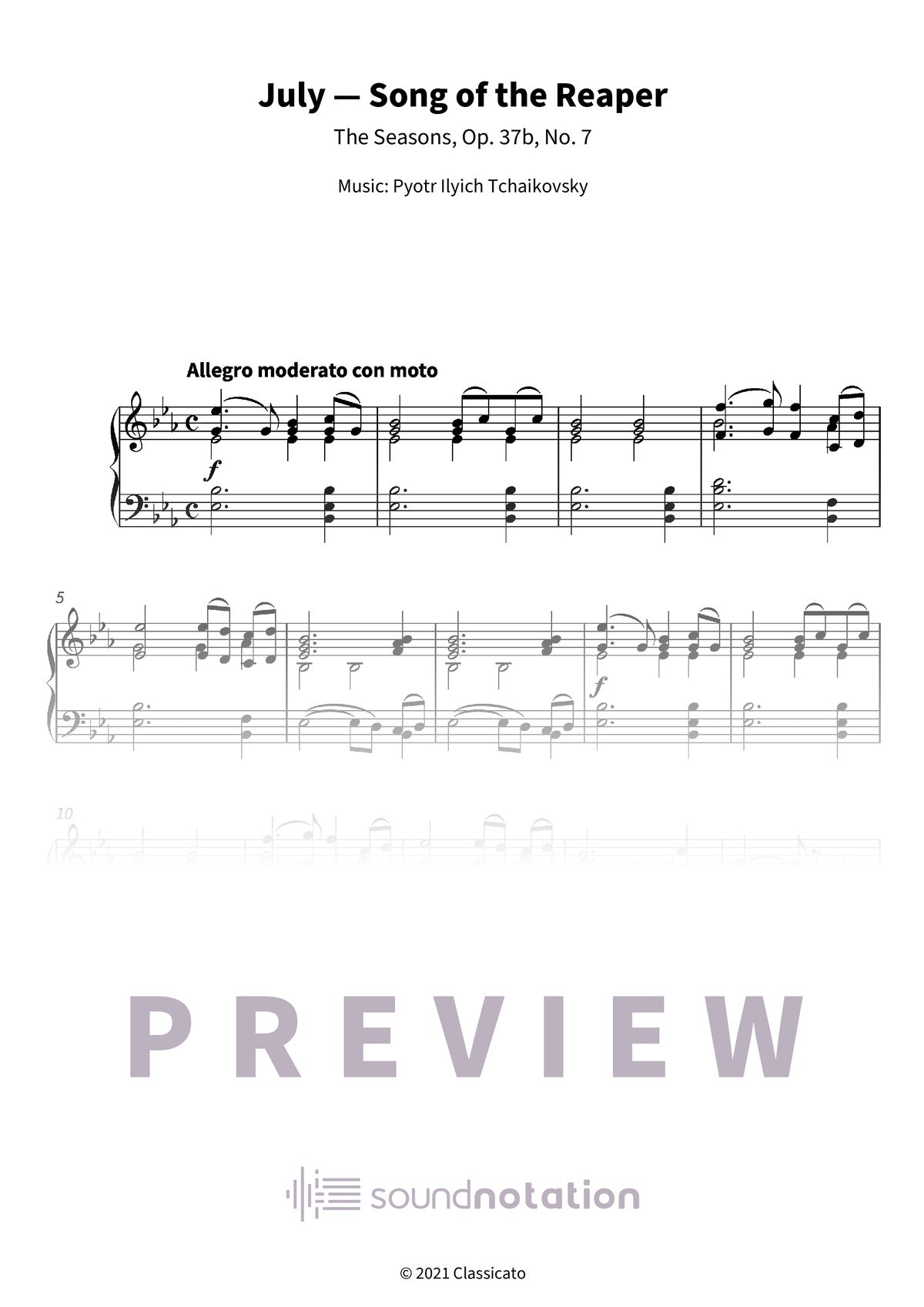 July — Song of the Reaper - Preview Page 1