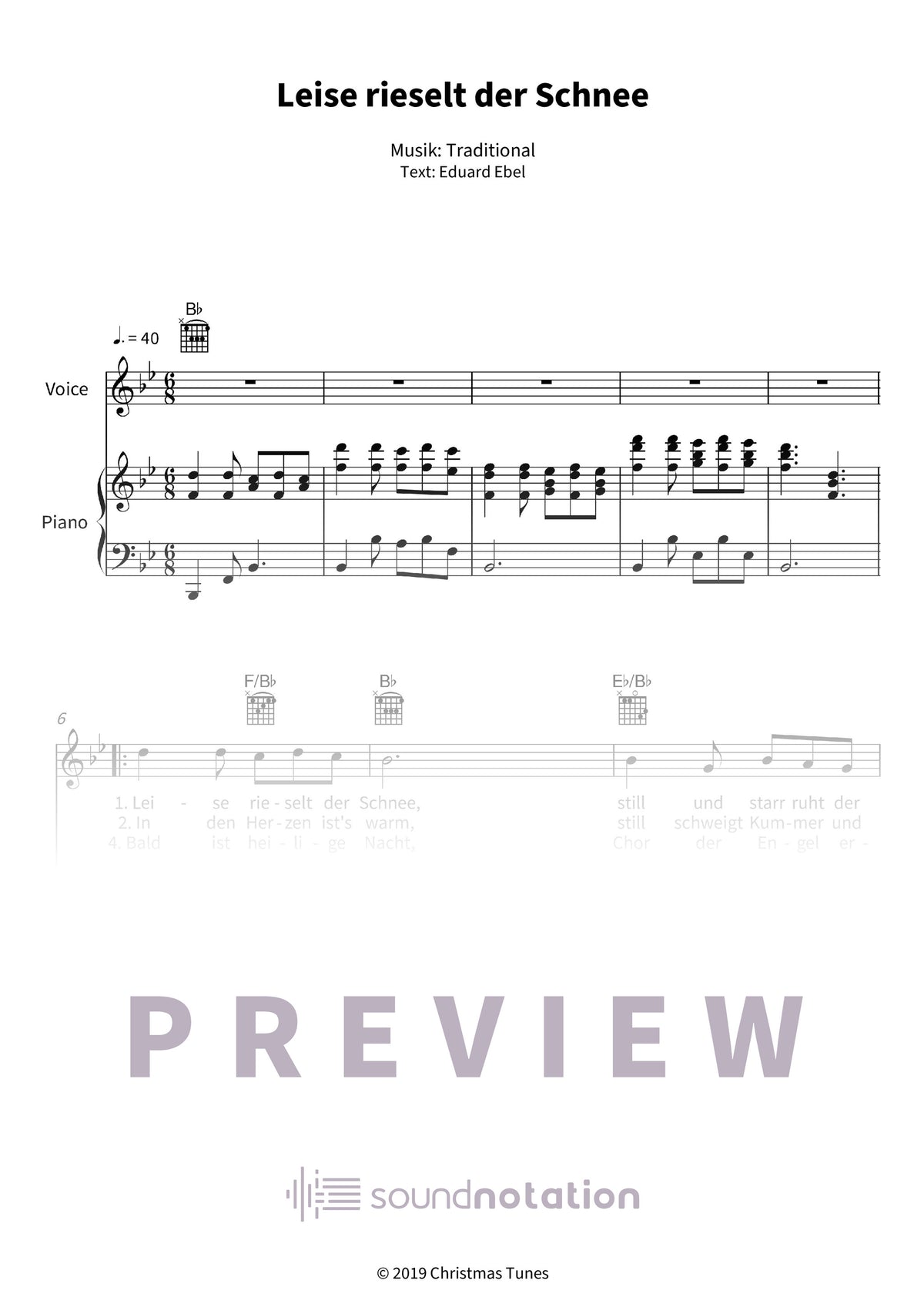 Leise rieselt der Schnee - Preview Page 1