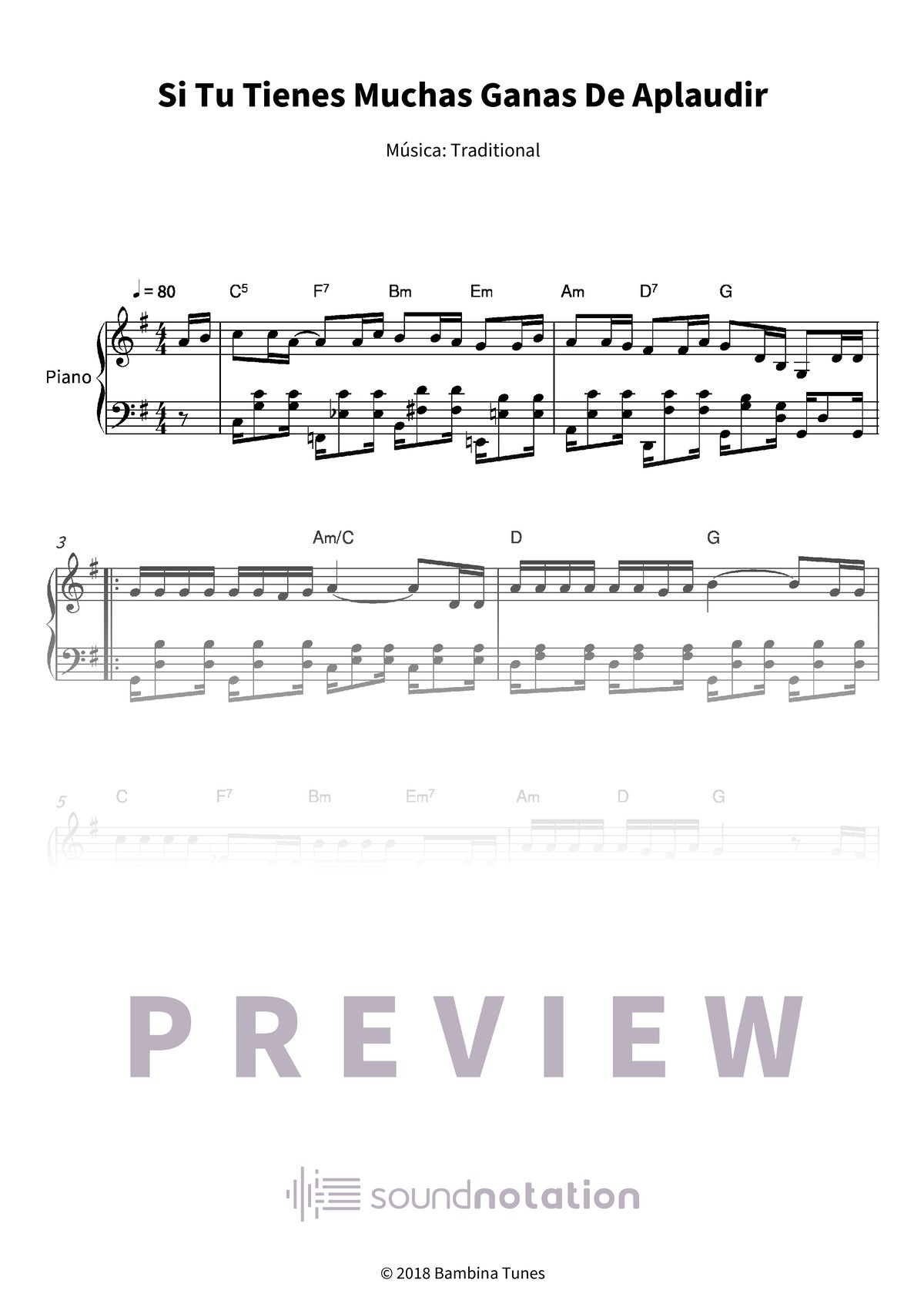 Si Tu Tienes Muchas Ganas De Aplaudir - Preview Page 1