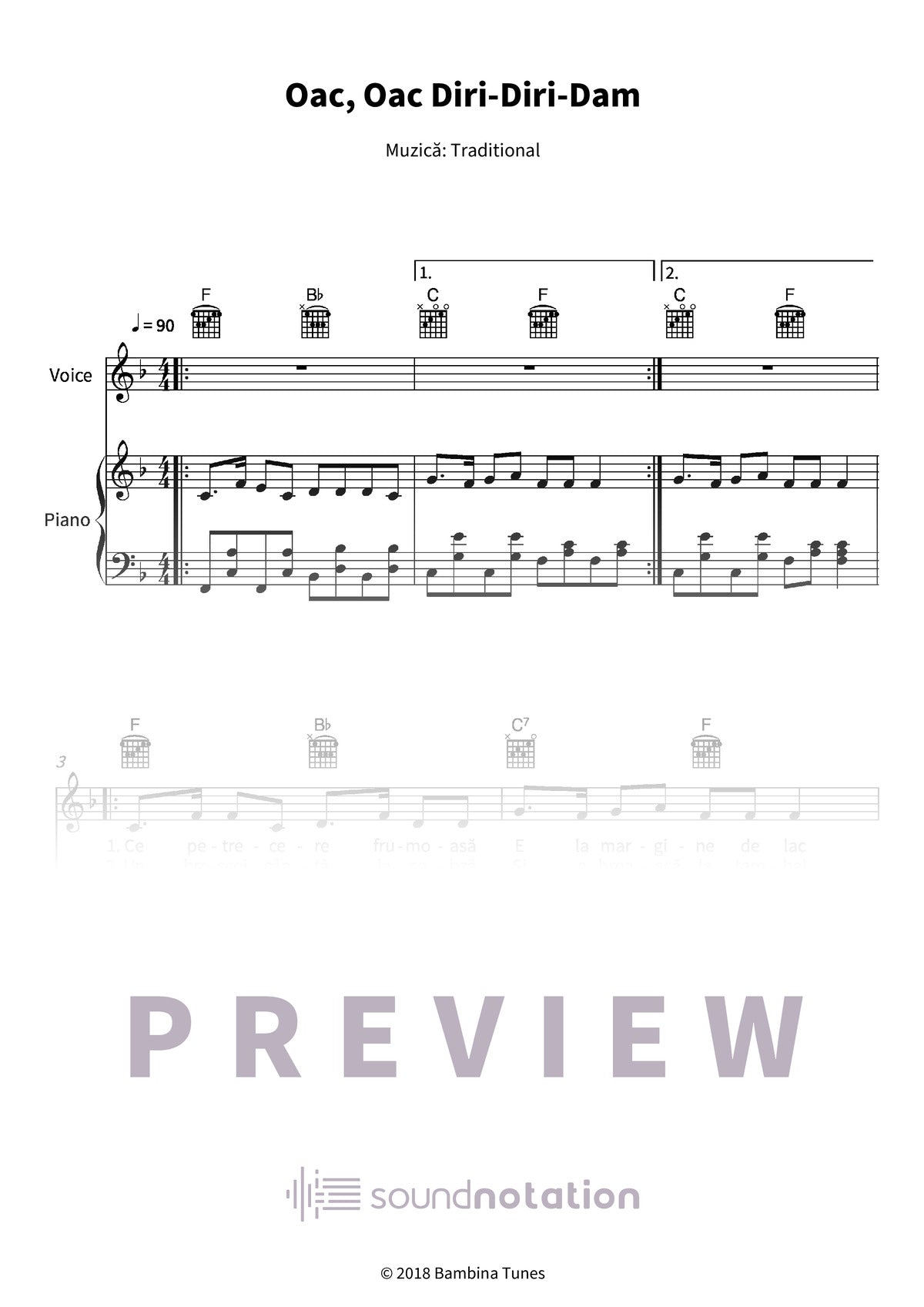 Oac, Oac Diri-Diri-Dam - Preview Page 1