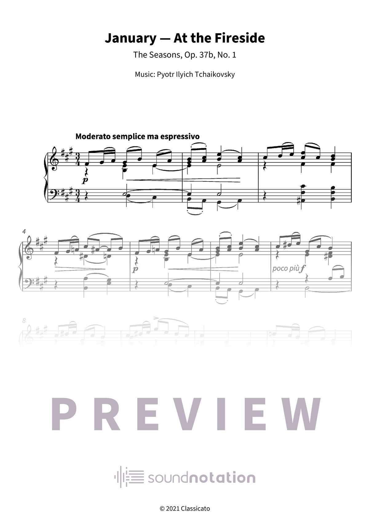 January — At the Fireside - Preview Page 1
