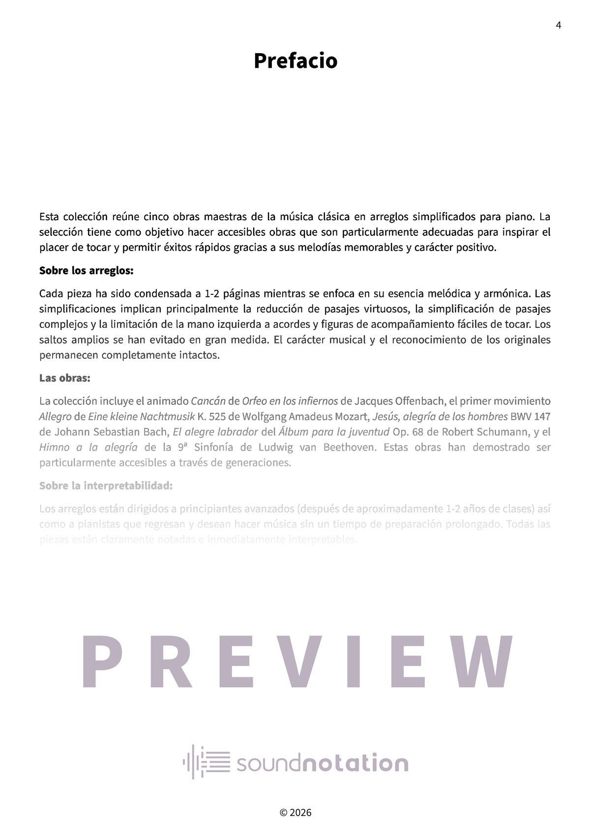 Pausas felices al piano - Preview Page 1