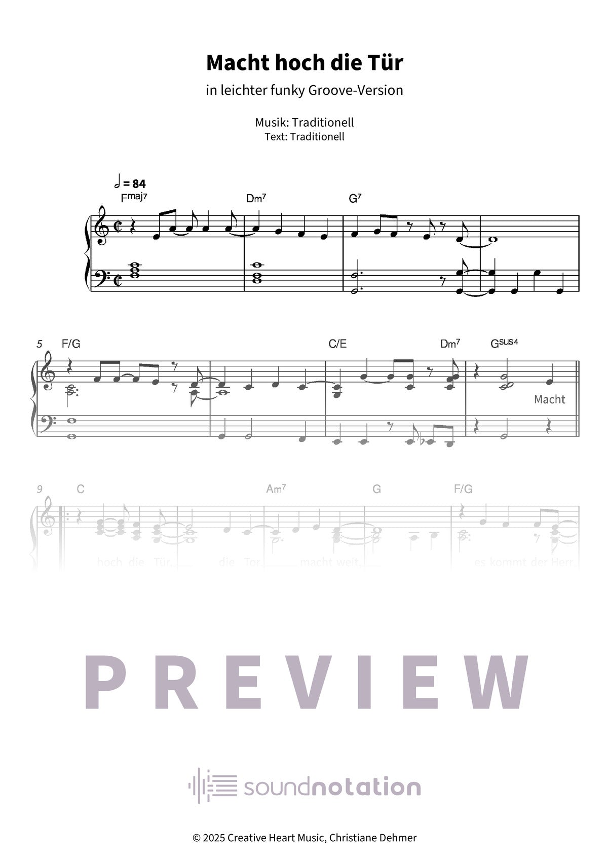 Macht hoch die Tür - Preview Page 1