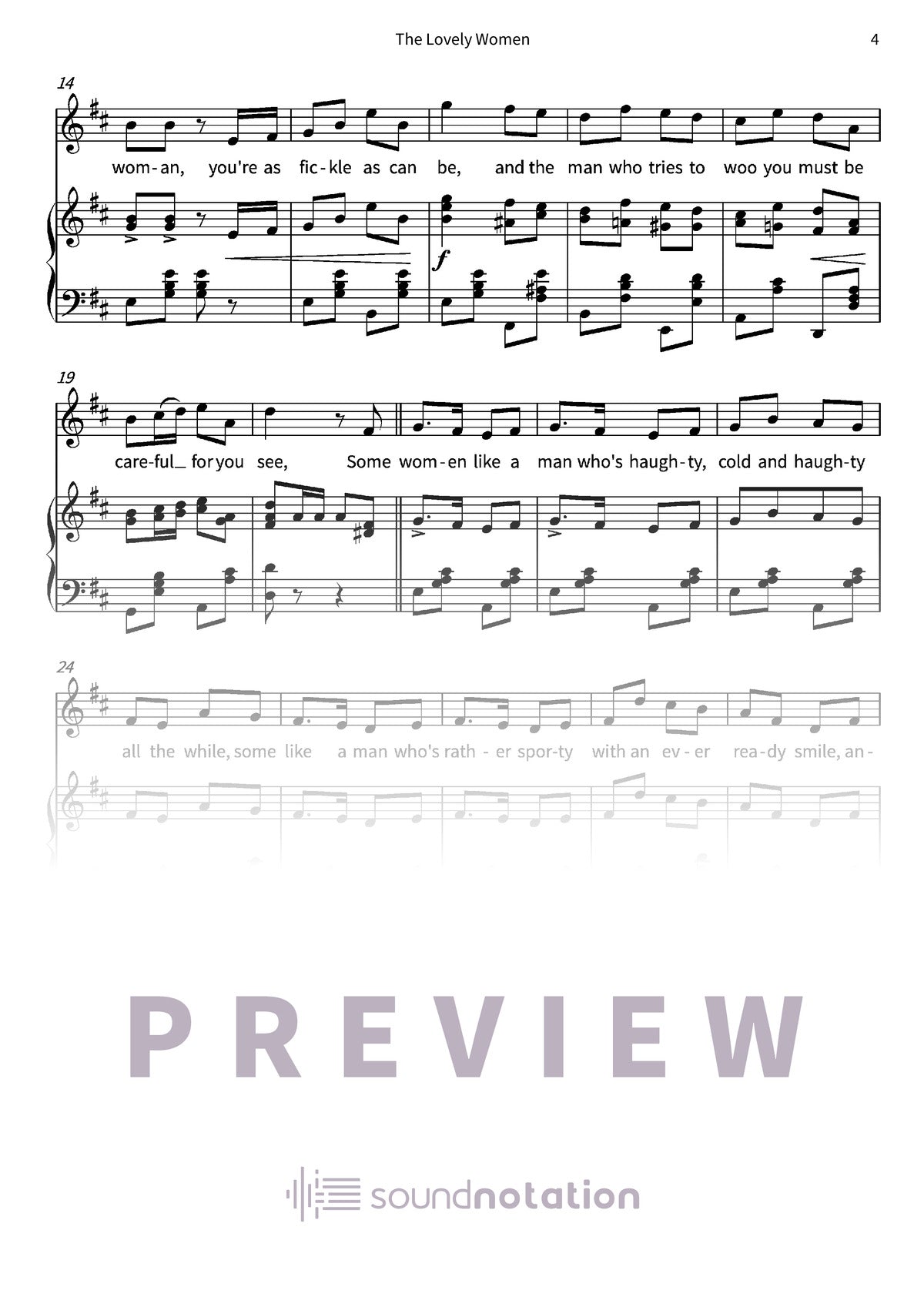 The Lovely Women - Preview Page 2