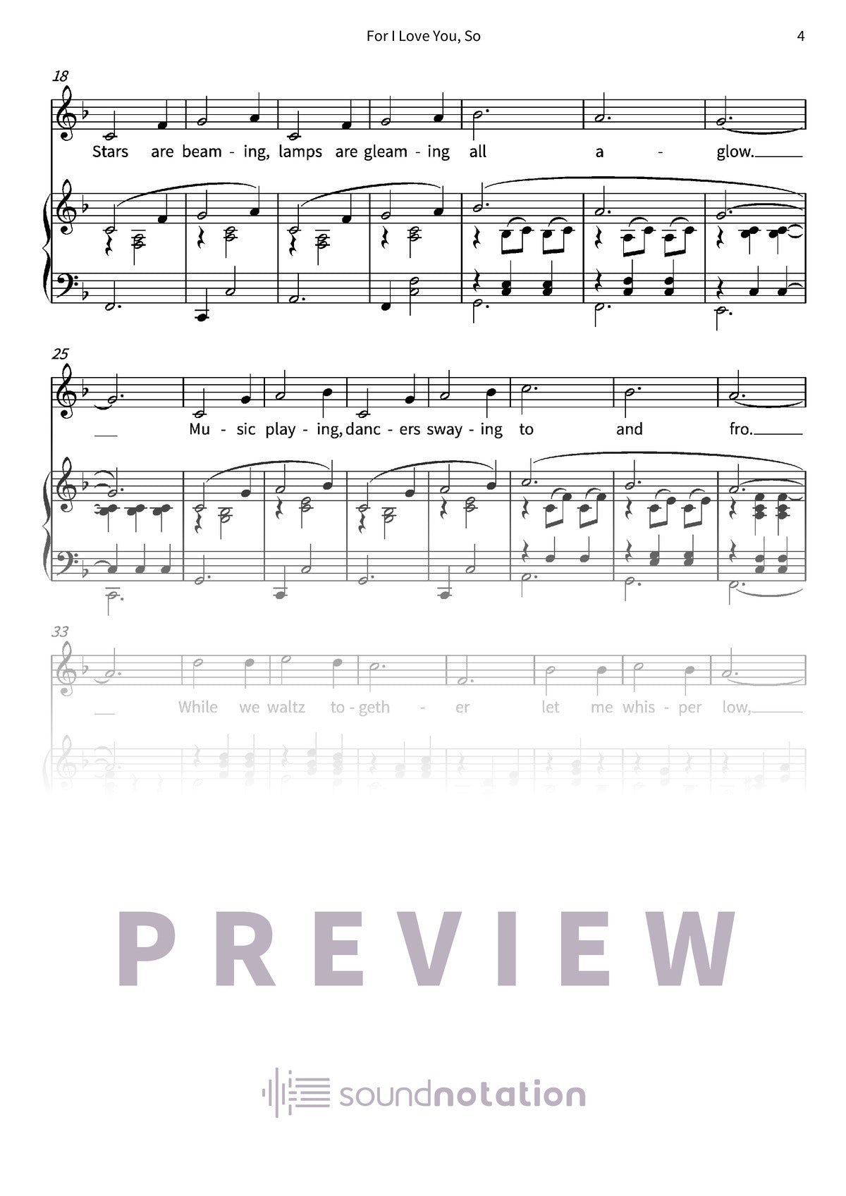 For I Love You, So - Preview Page 2