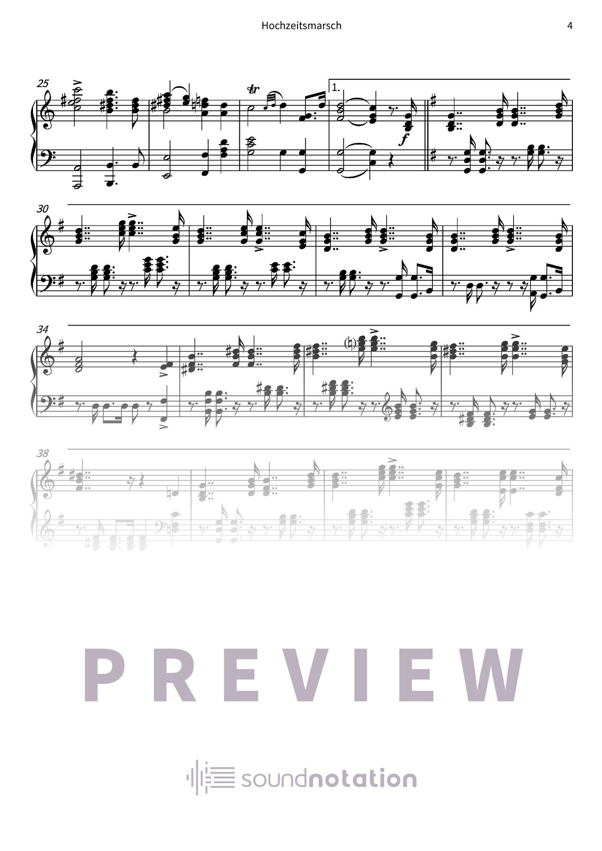 Hochzeitsmarsch - Preview Page 2