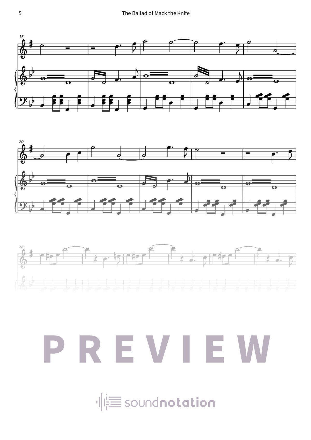 The Ballad of Mack the Knife - Preview Page 2
