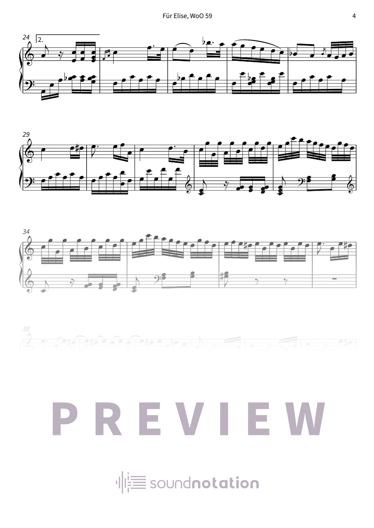 Für Elise - Preview Page 2