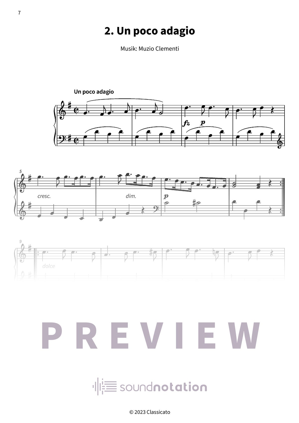 Sonatine Nr. 3 - Preview Page 2