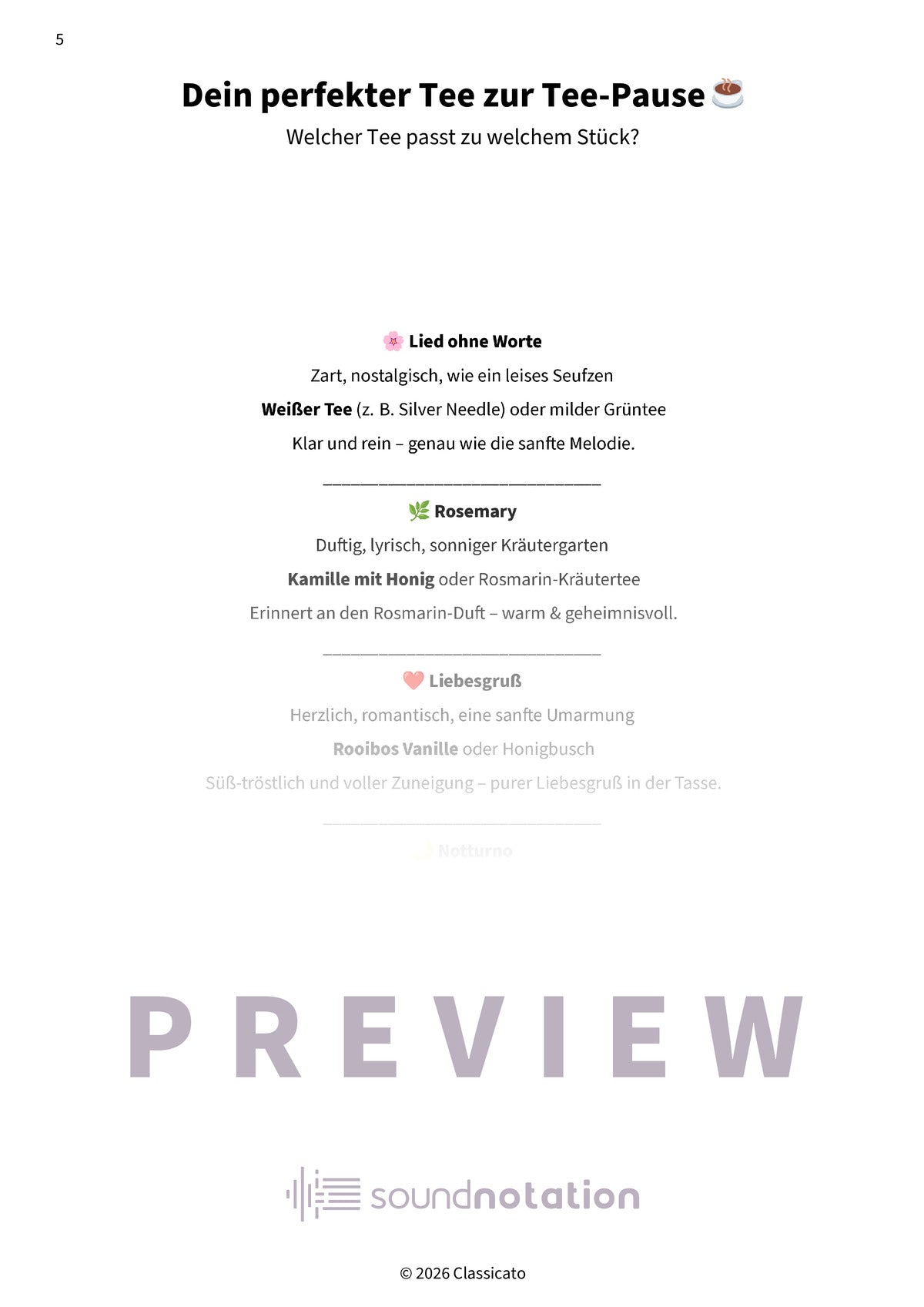 Tee-Pause am Klavier - Preview Page 2