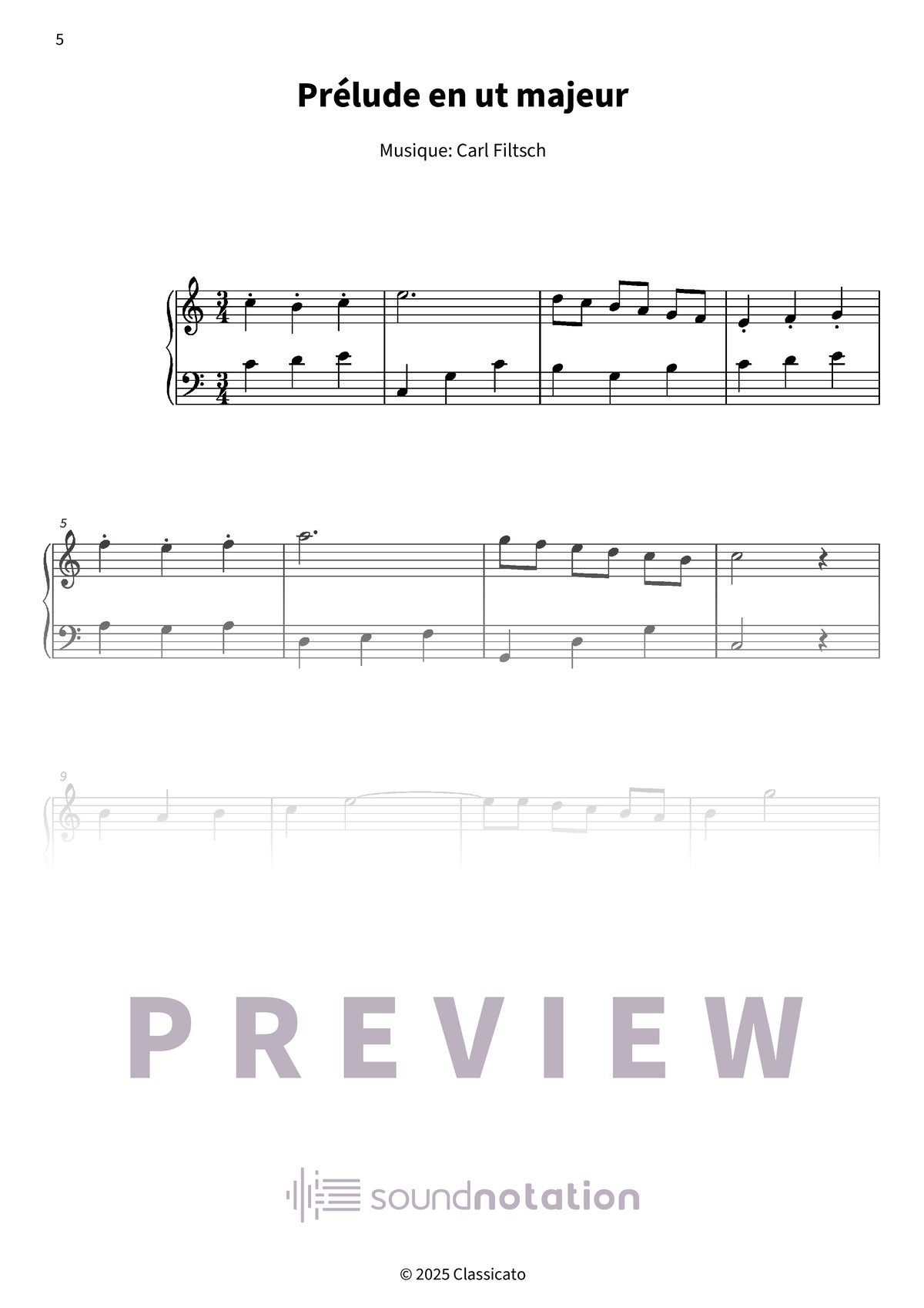 Six Préludes - Preview Page 2