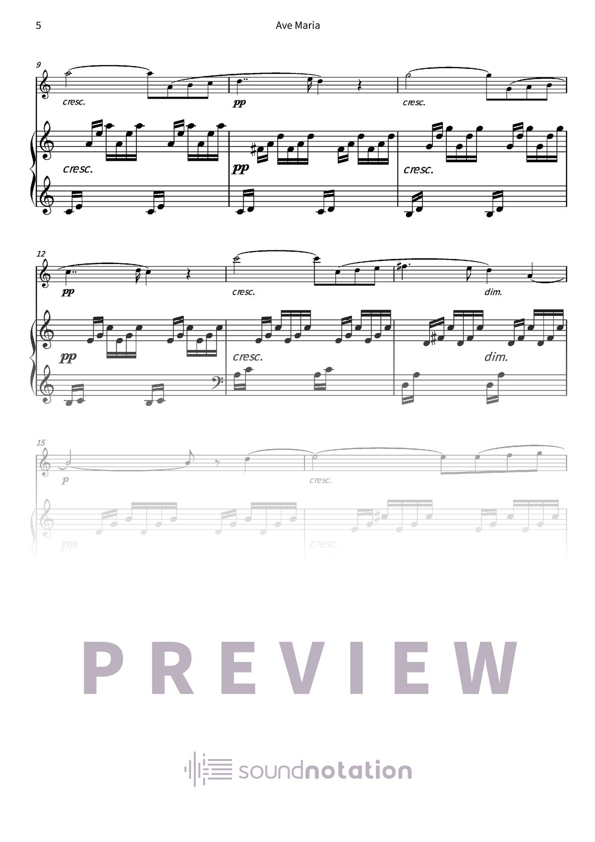 Ave Maria - Preview Page 2