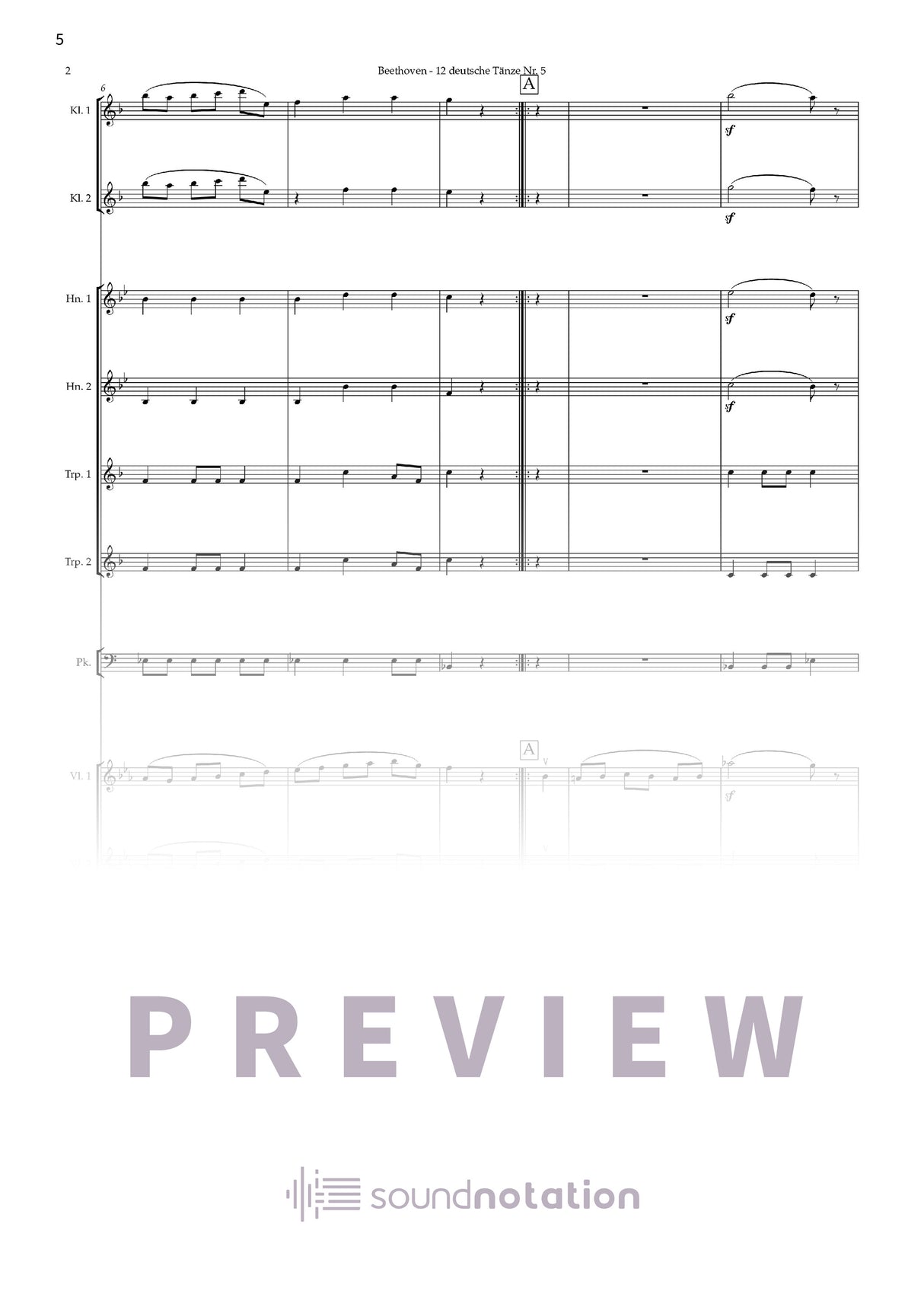Deutscher Tanz Nr. 5 - Preview Page 2