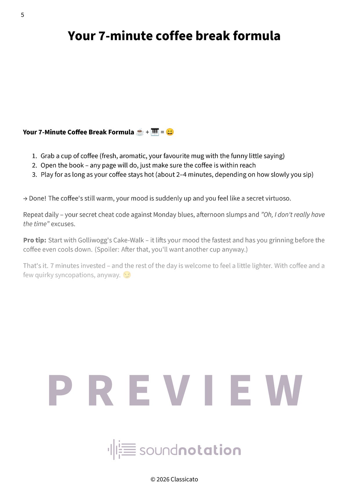 Piano Coffee Break - Preview Page 2