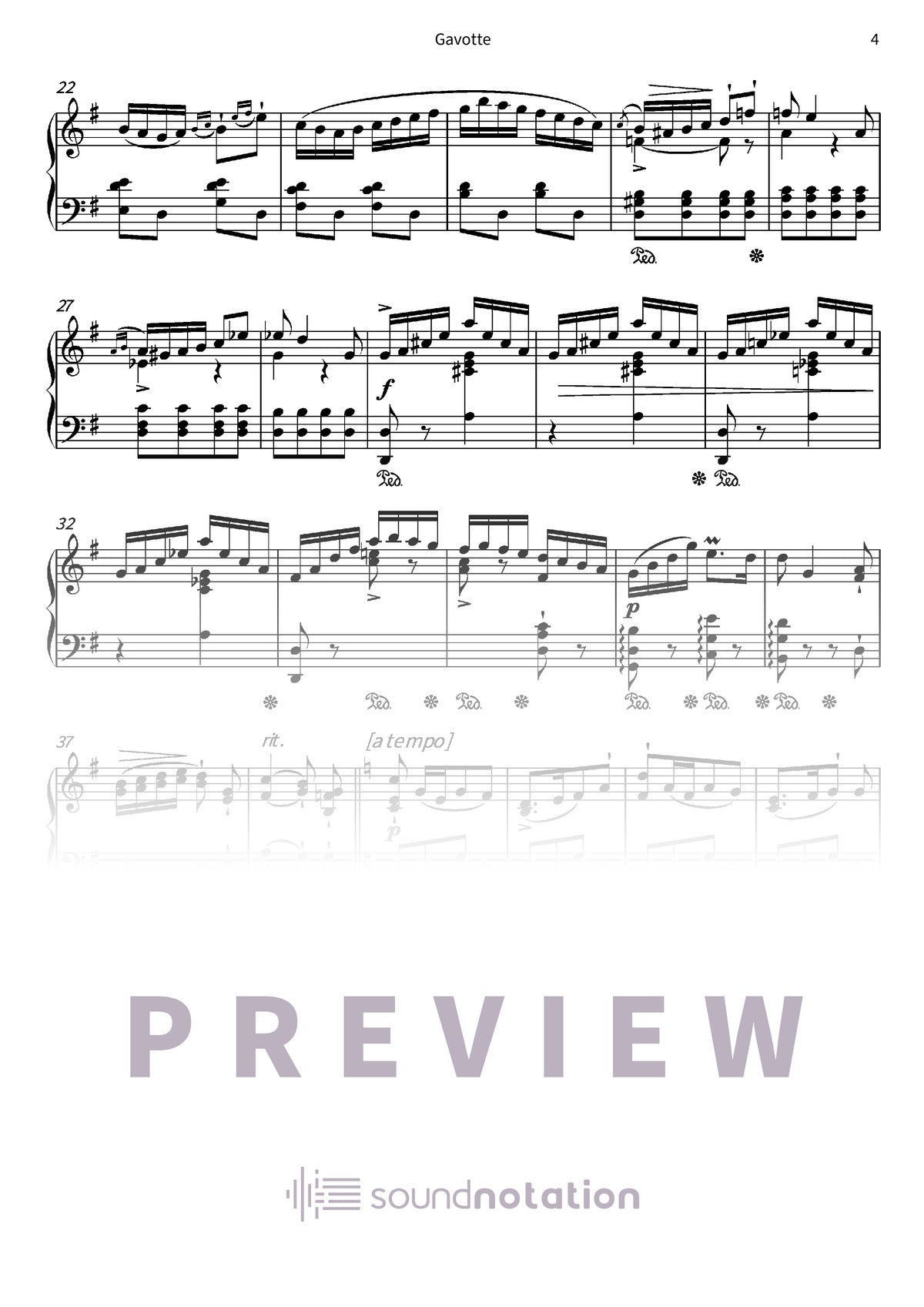 Gavotte - Preview Page 2
