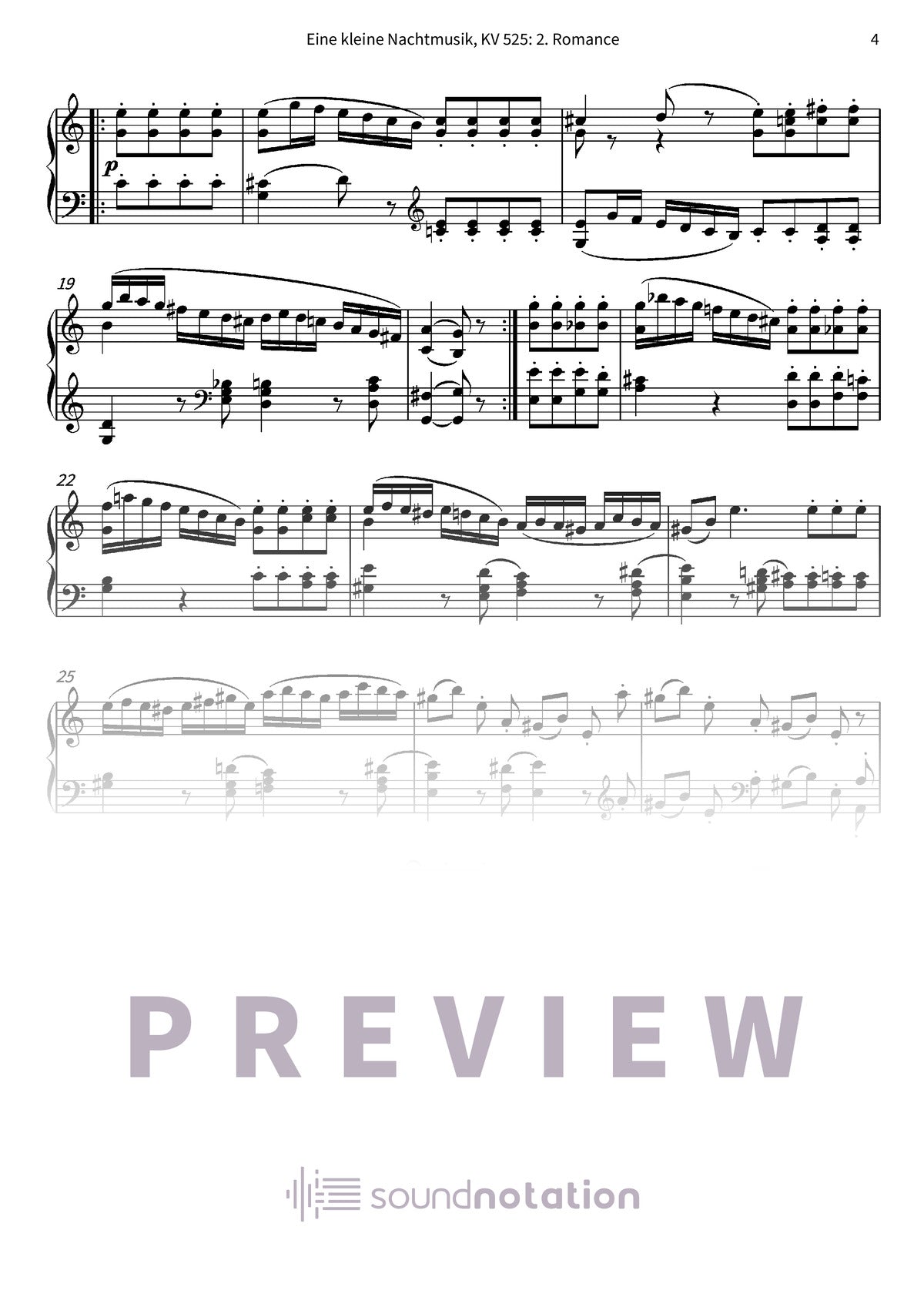 Eine kleine Nachtmusik - Preview Page 2