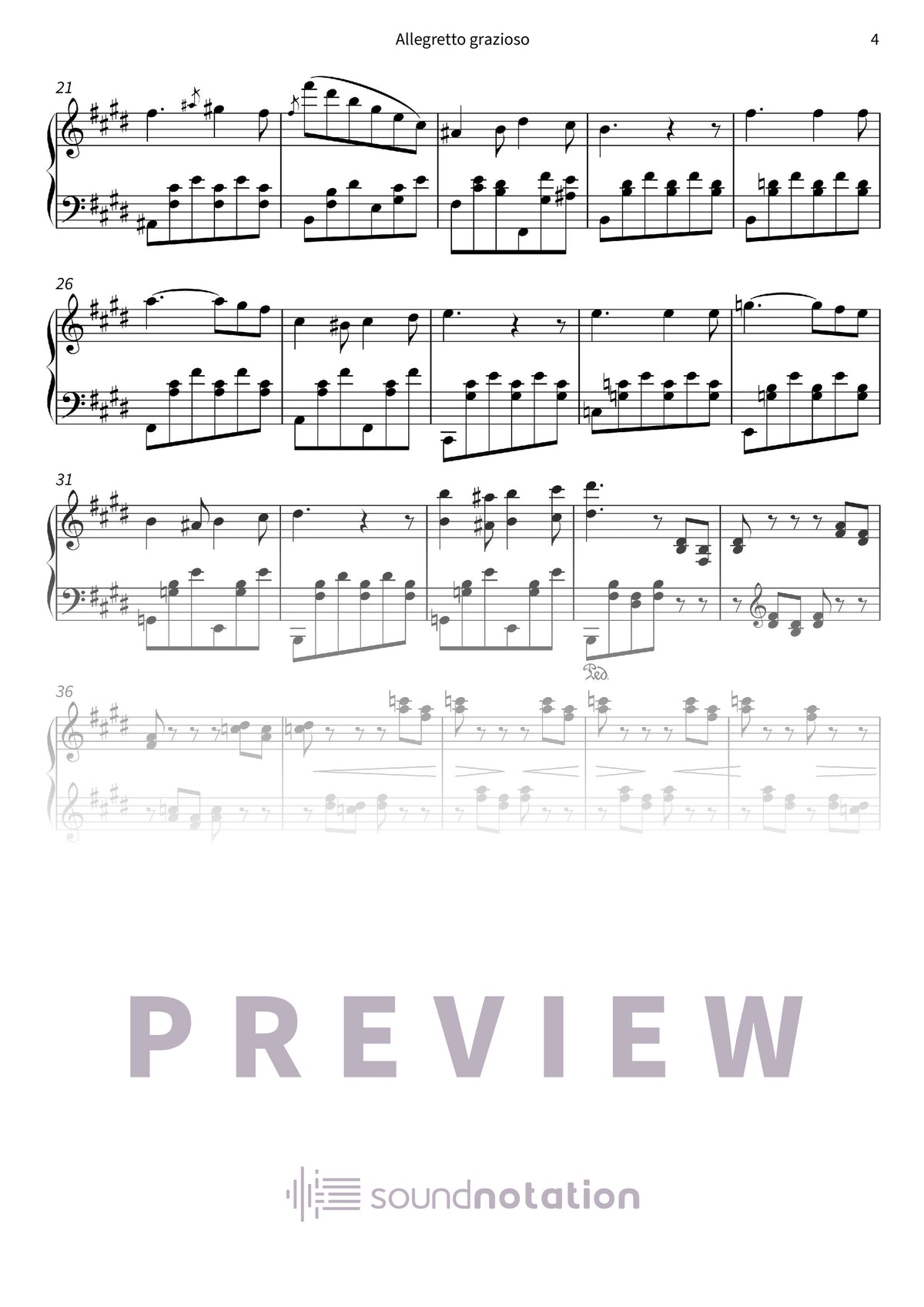 Allegretto grazioso - Preview Page 2