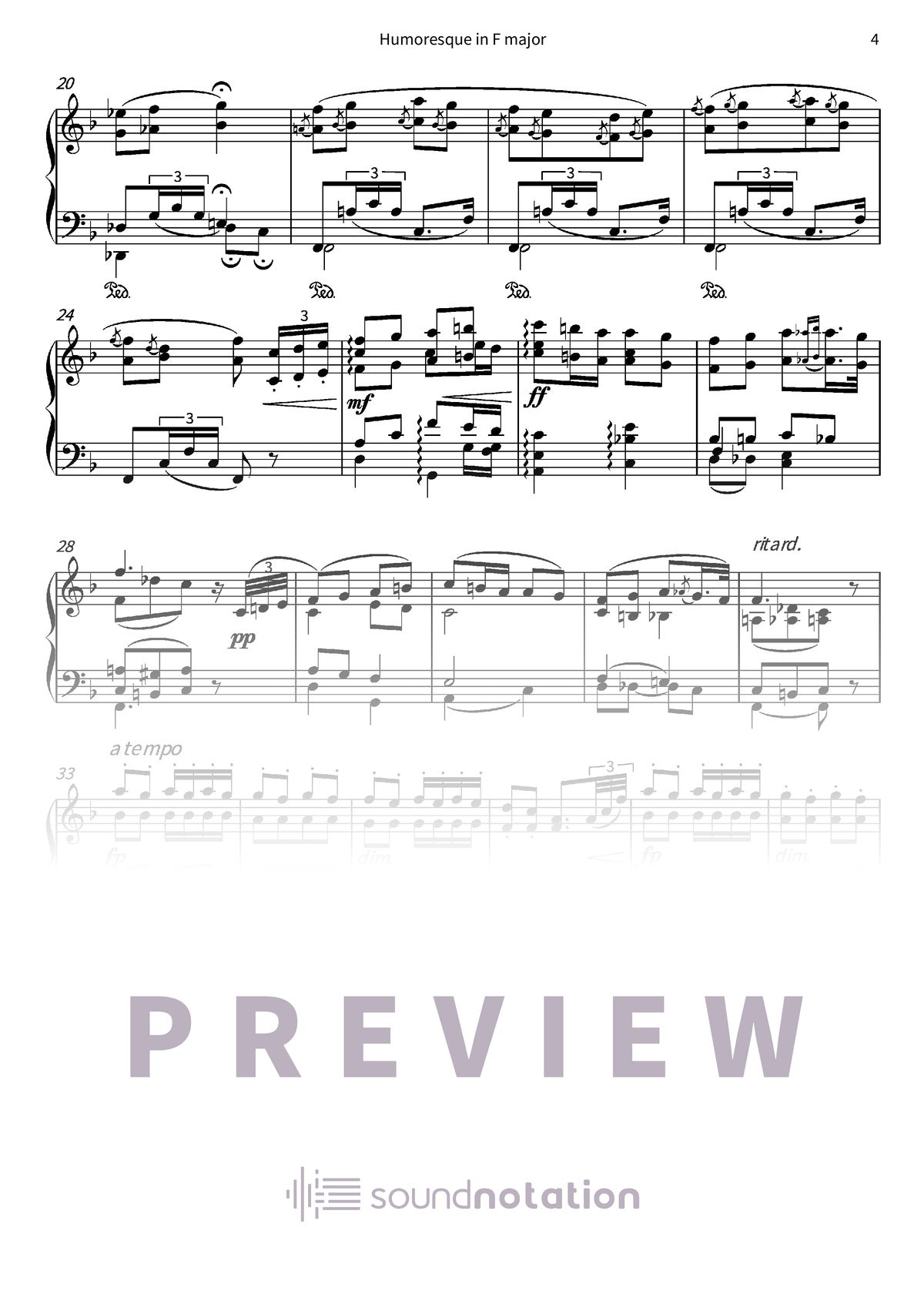 Humoresque in F major - Preview Page 2
