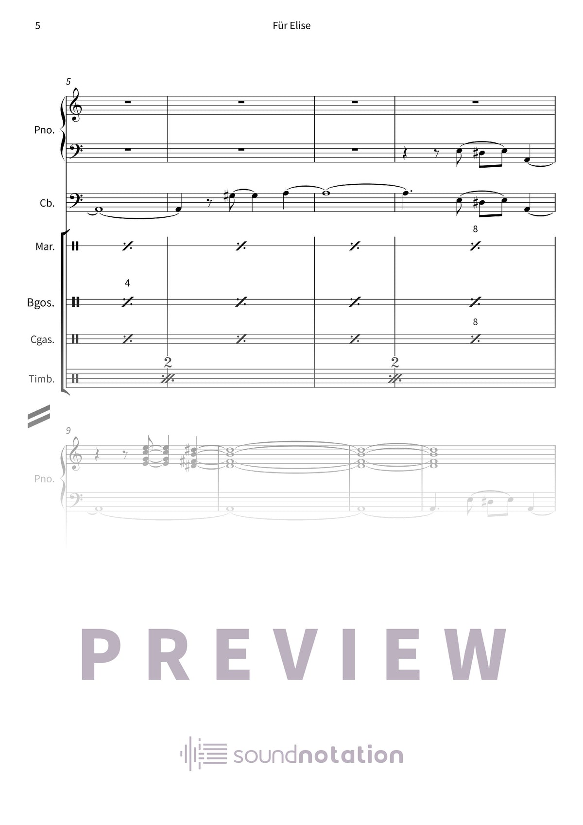 Für Elise - Preview Page 2