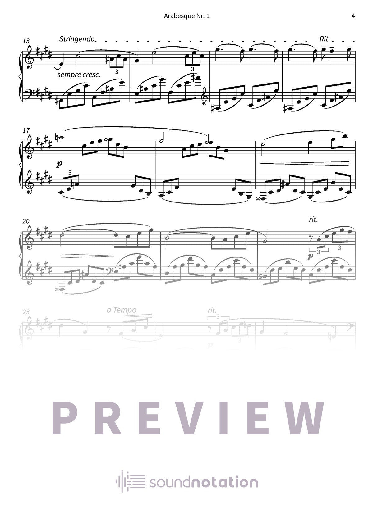 Arabesque Nr. 1 - Preview Page 2