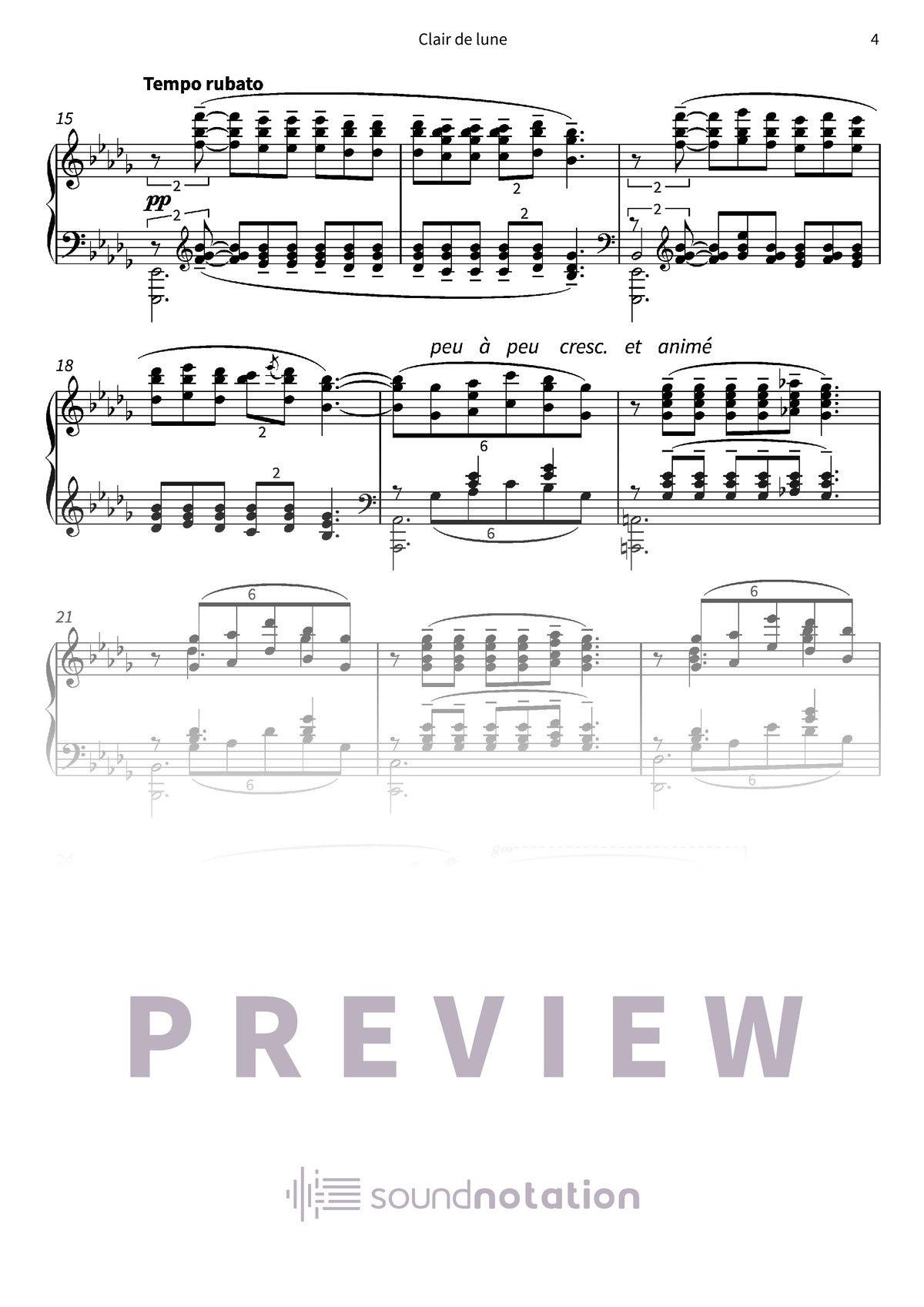 Clair de lune - Preview Page 2