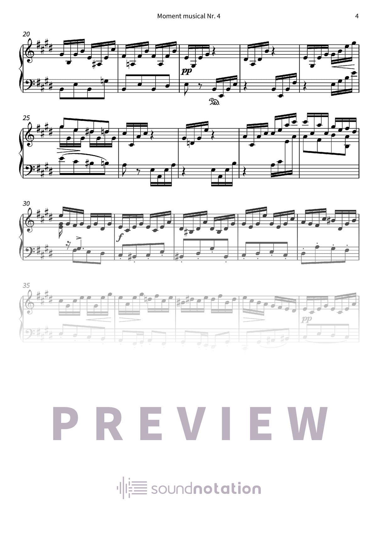 Moment musical Nr. 4 - Preview Page 2