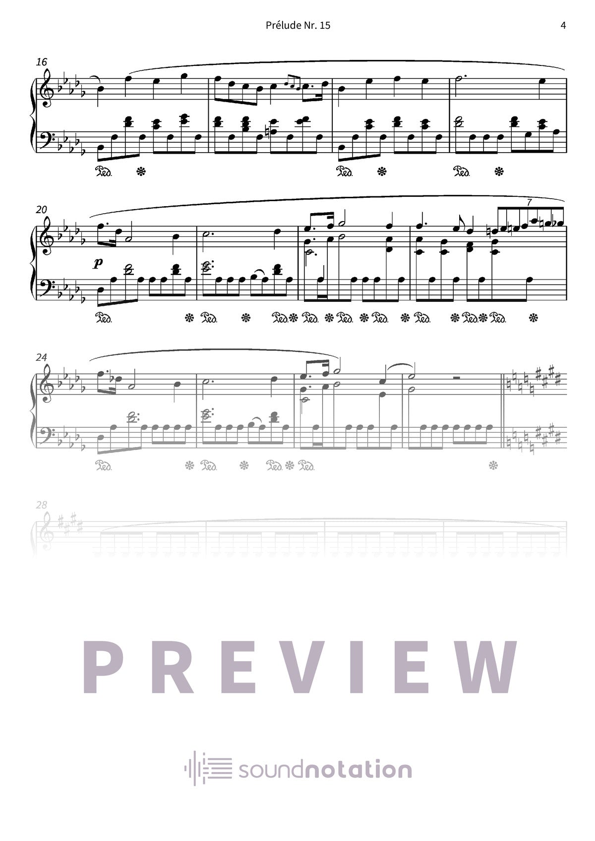 Prélude Nr. 15 - Preview Page 2