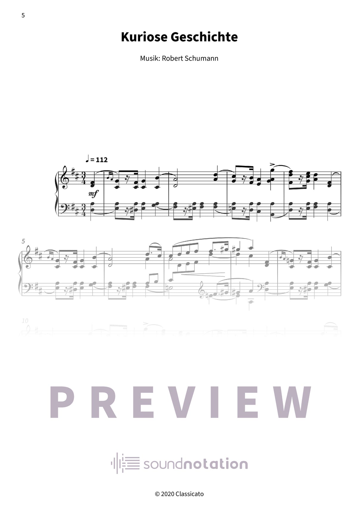 Kinderszenen op. 15 - Preview Page 2