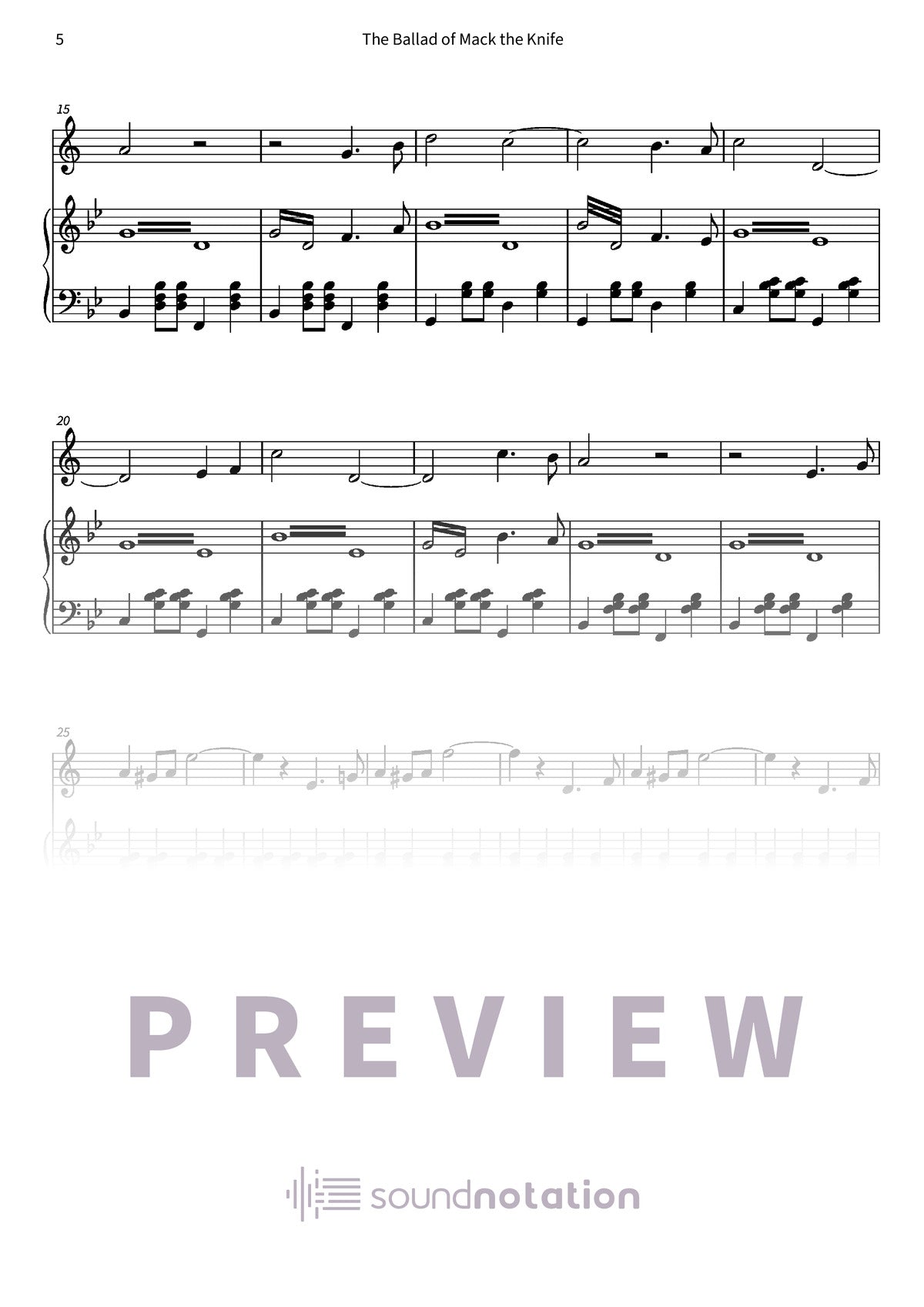 The Ballad of Mack the Knife - Preview Page 2