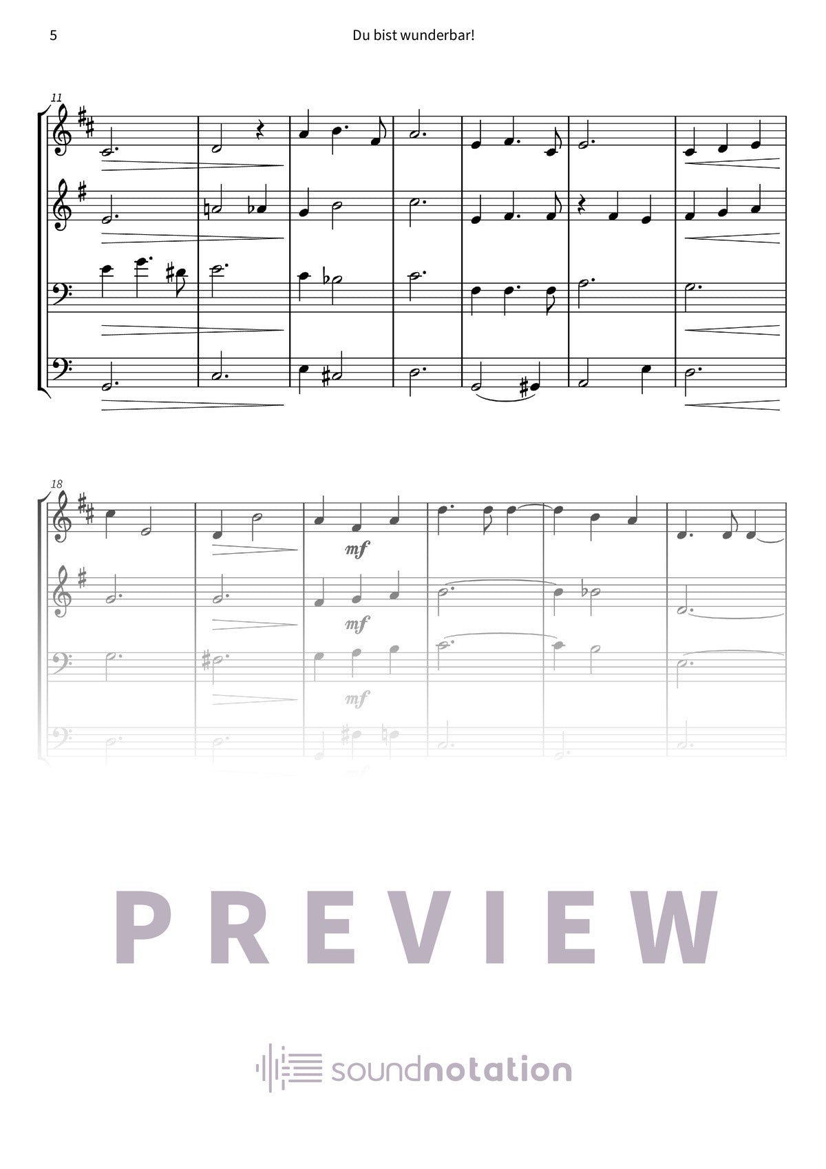 Du bist wunderbar! - Preview Page 2