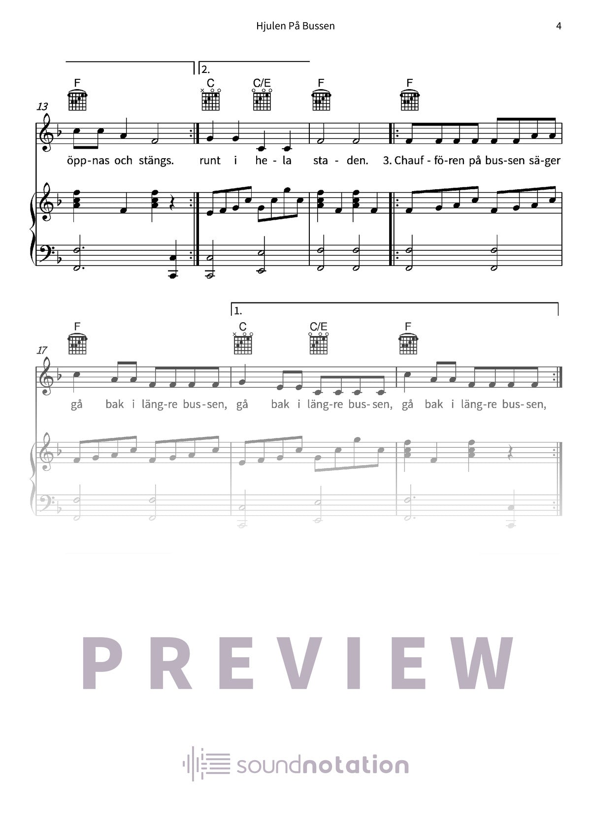 Hjulen På Bussen - Preview Page 2