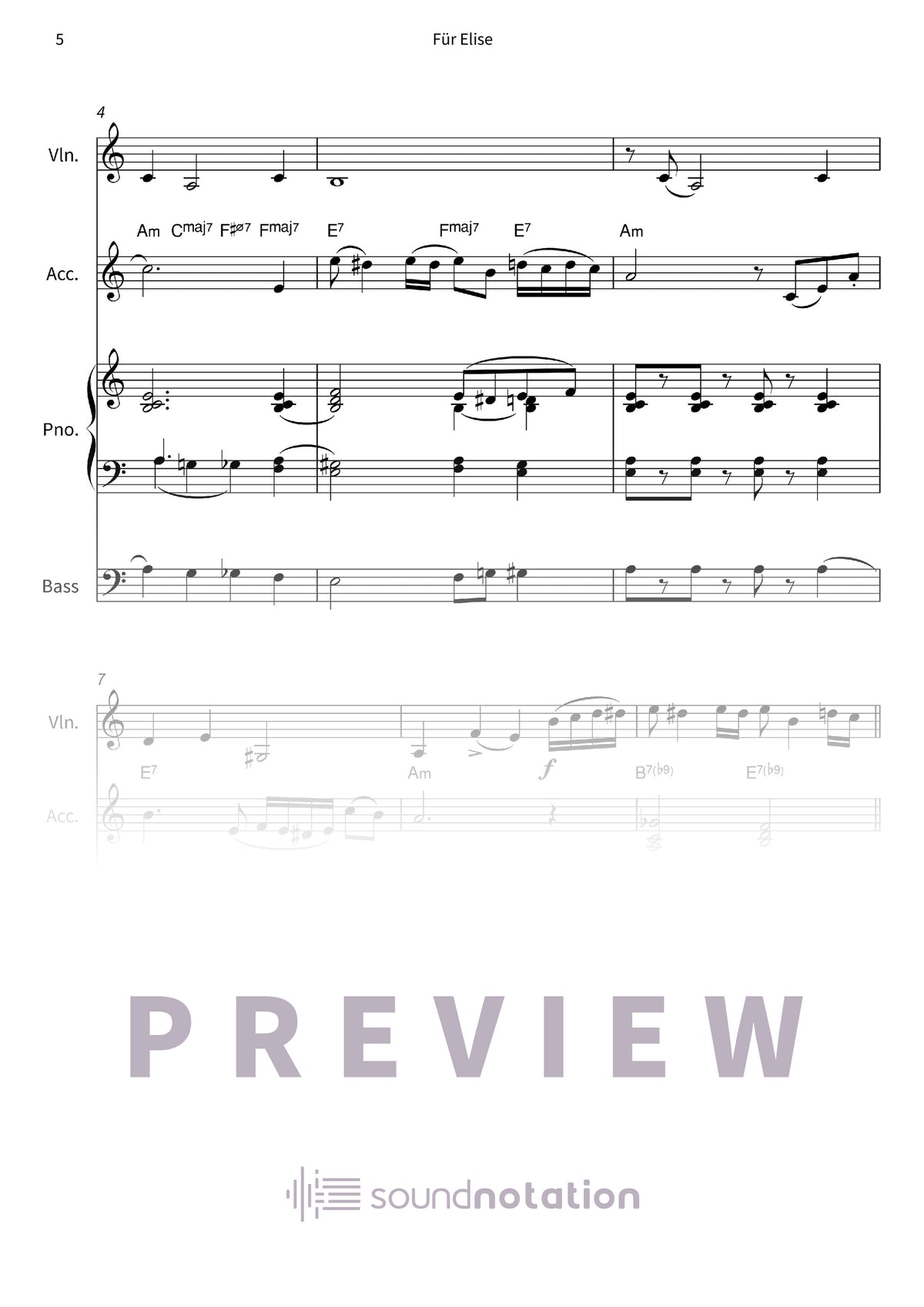 Für Elise - Preview Page 2