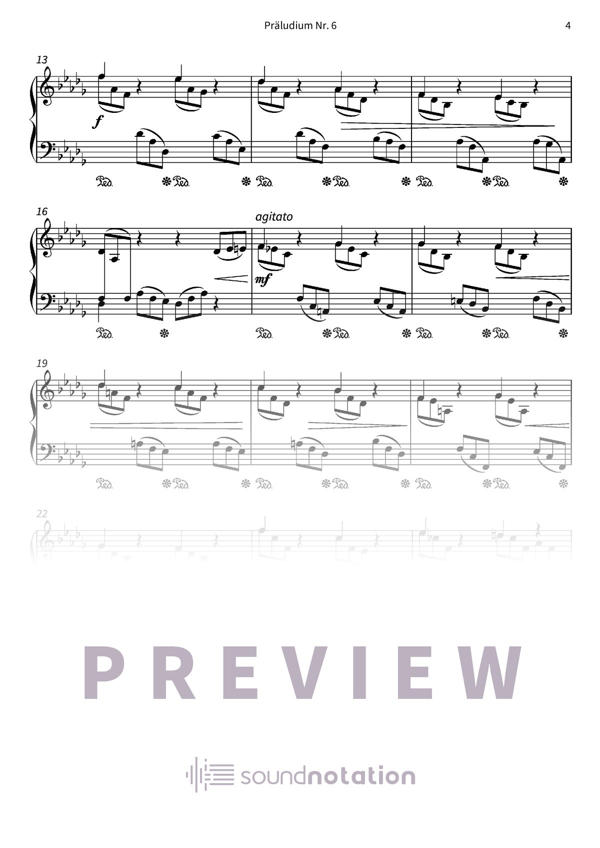 Präludium Nr. 6 - Preview Page 2