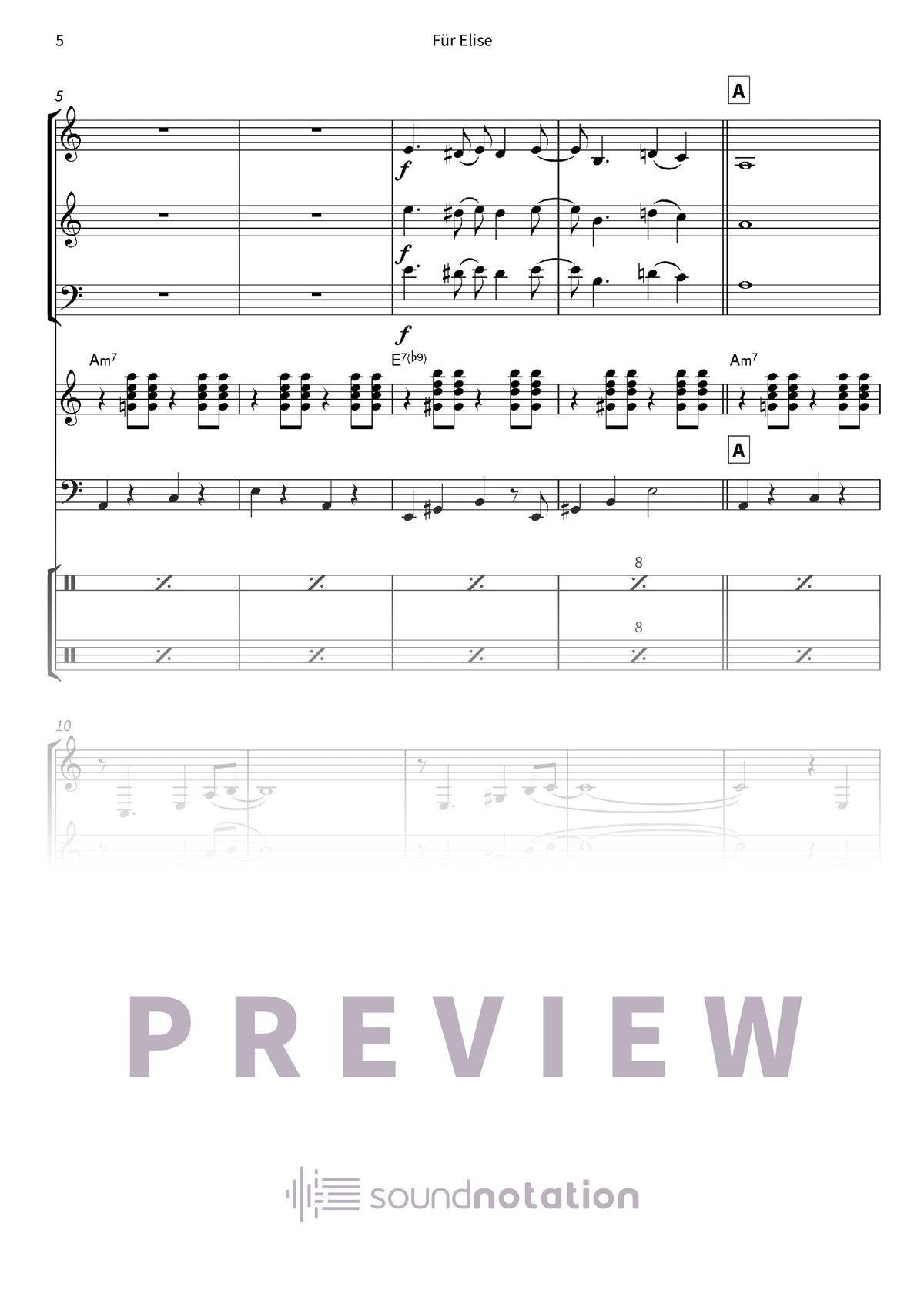 Für Elise - Preview Page 2