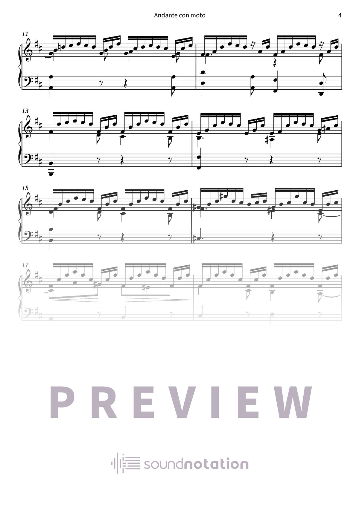 Andante con moto - Preview Page 2