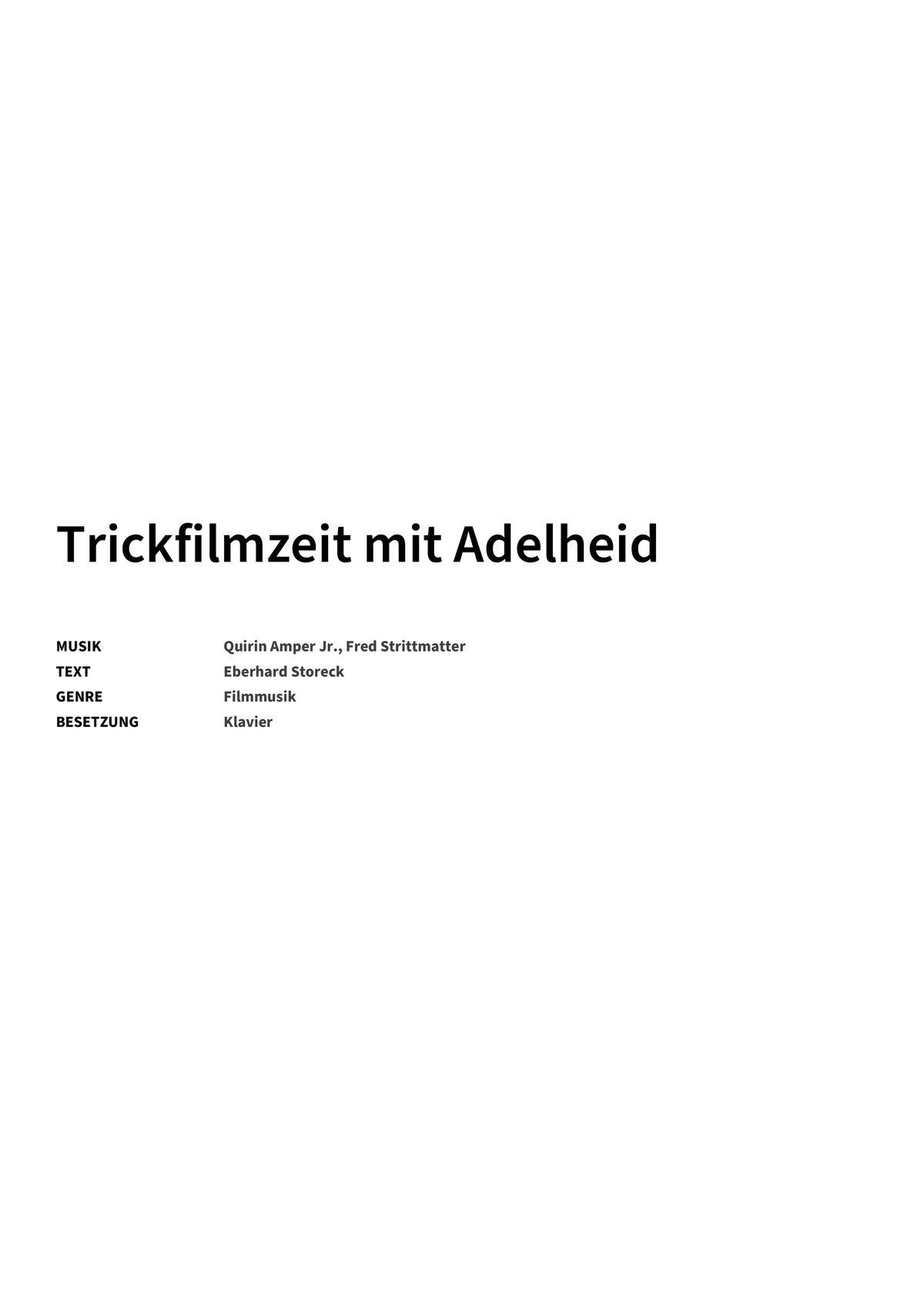 Trickfilmzeit mit Adelheid - Title Page