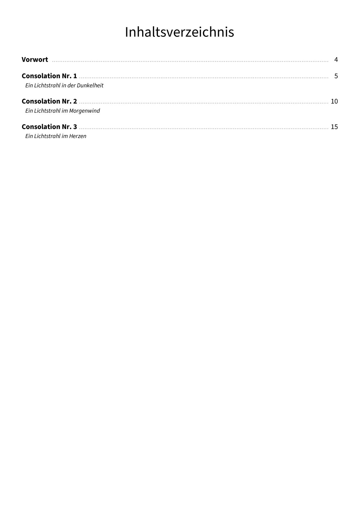 3 Consolations - TOC