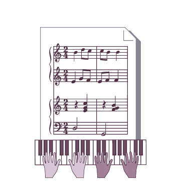 Piano four-hands