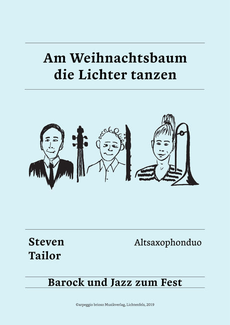 Am Weihnachtsbaum die Lichter tanzen