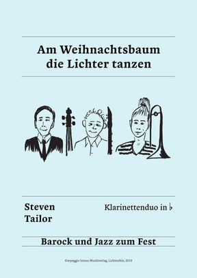Am Weihnachtsbaum die Lichter tanzen