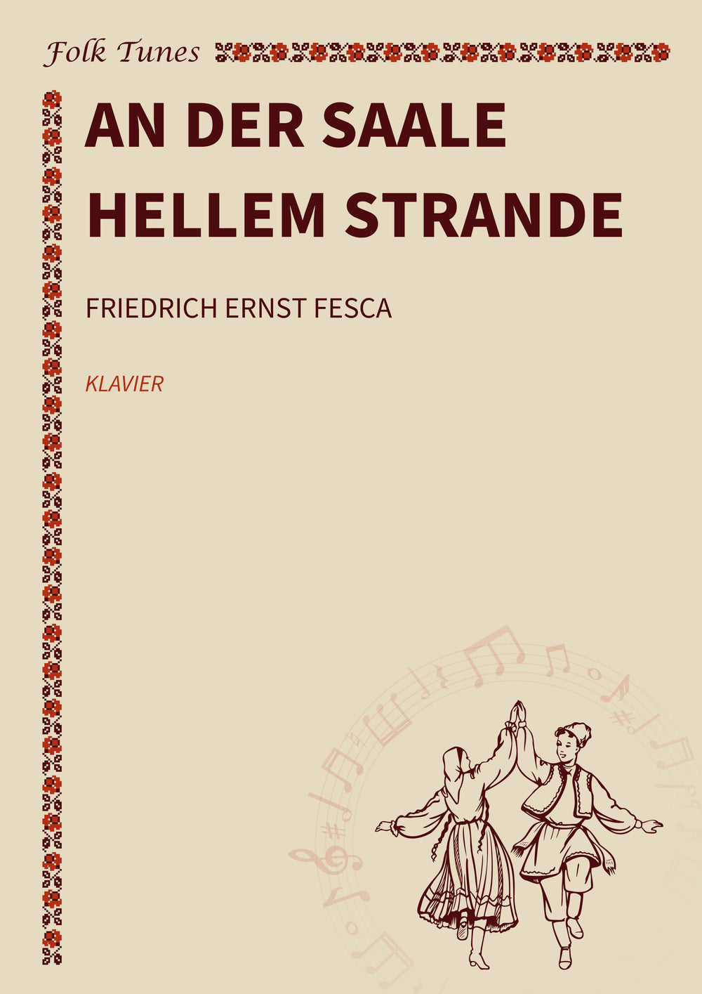 Hellem An der Saale hellem Strande – Soundnotation
