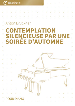 Contemplation silencieuse par une soirée d'automne