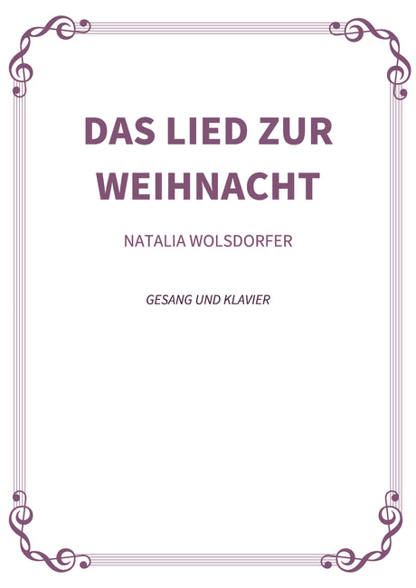 Das Lied zur Weihnacht