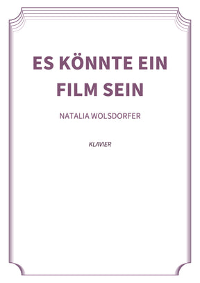 Es Könnte ein Film sein