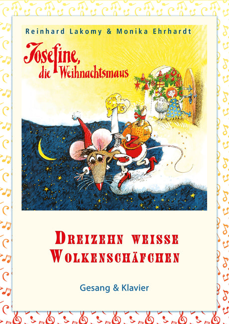 Dreizehn weiße Wolkenschäfchen