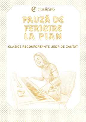 Pauză de fericire la pian