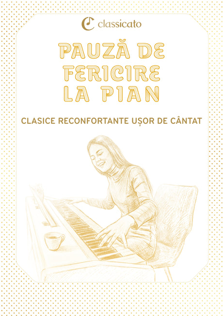 Pauză de fericire la pian